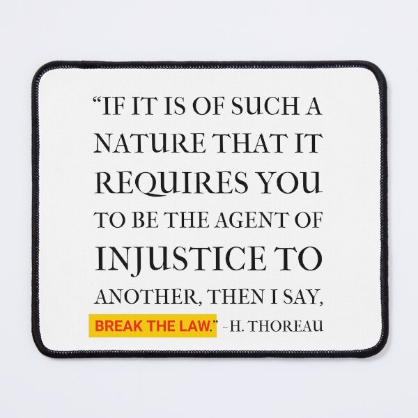 Item preview, Break the Law, Thoreau designed and sold by MxA19.