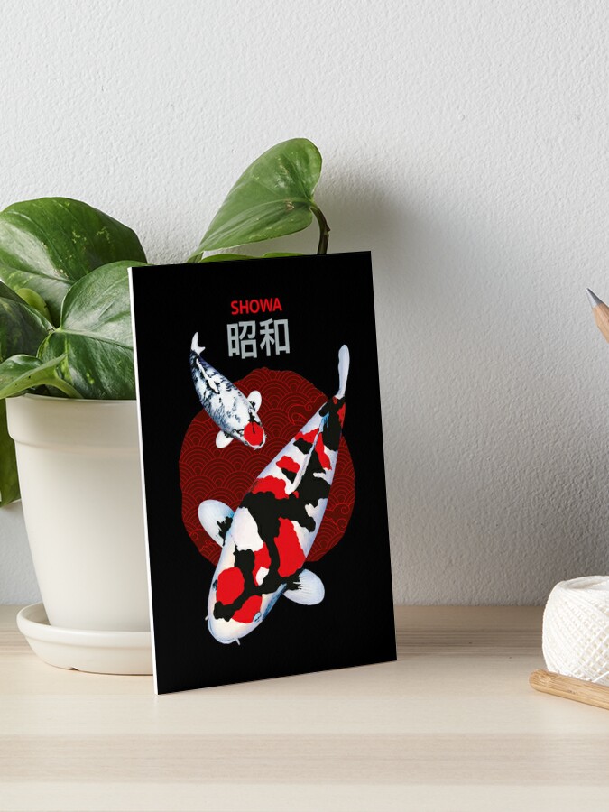 Japanese Koi fish Showa Art Board Print for Sale by FishProduct