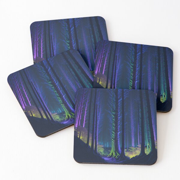 Item preview, Electric Eden| Illuminated Woodland| Glow-in-the-Dark Garden designed and sold by RedArtG09.