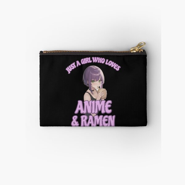 Item preview, Just A Girl Who Loves Anime And Ramen  - Cute Anime, Cute Japan, Retro Japan , Funny Senpai, Weaboo Gift, Funny Otaku designed and sold by Noodle Doodle.