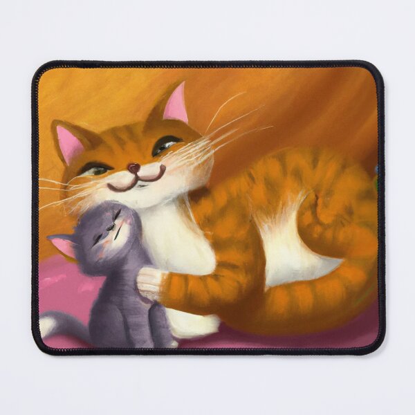 Item preview, Storybook mom and baby cats designed and sold by Lolly's Lane Shoppe.
