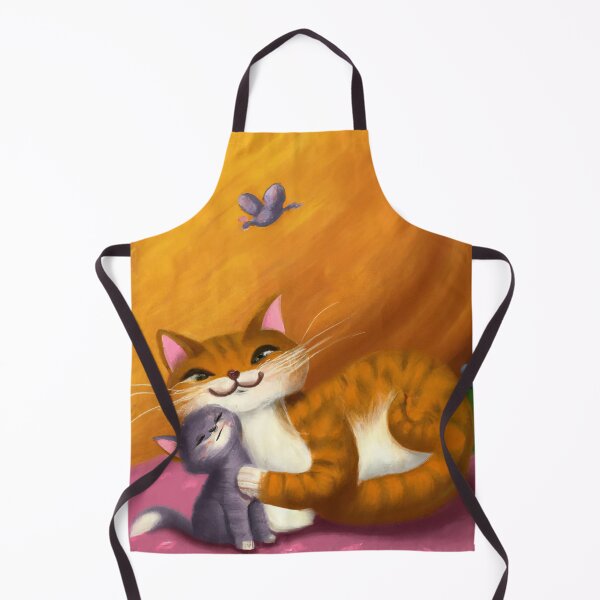 Item preview, Storybook mom and baby cats designed and sold by Lolly's Lane Shoppe.