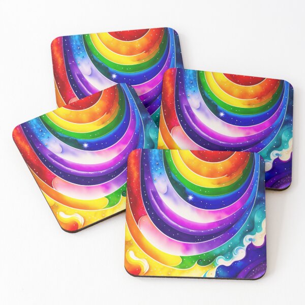 Item preview, Rainbow sky falling into sea.  designed and sold by Machinearth.