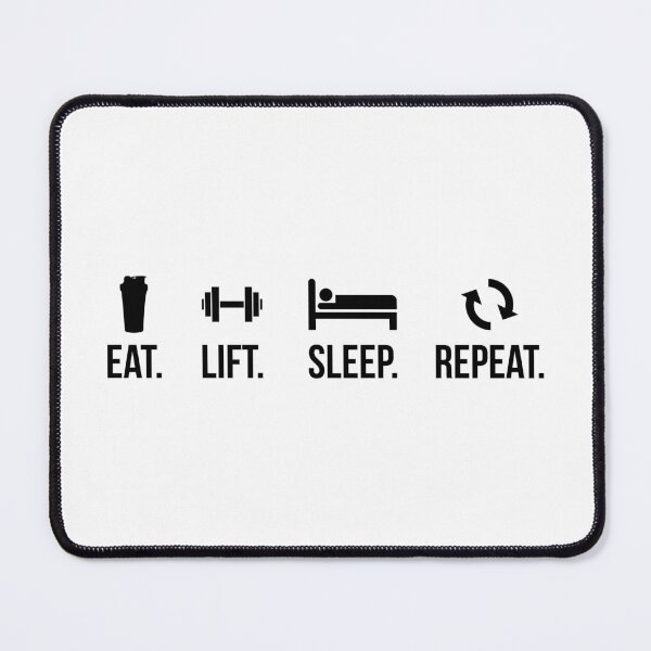 Item preview, Eat. Sleep. Lift. Repeat. designed and sold by Venus Complete.