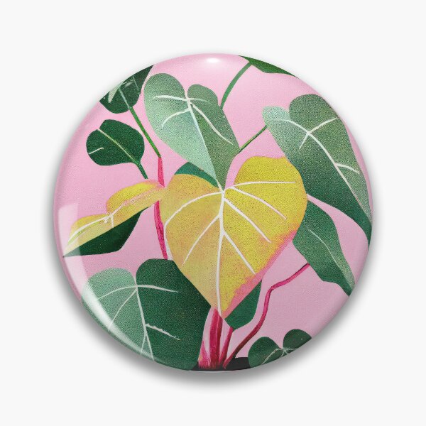 Item preview, Vibrant Pink Pothos Epipremnum Aureum Abstract Art designed and sold by PinkNomad.