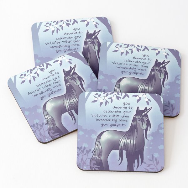 Item preview, "You Deserve to Celebrate Your Victories" Black Unicorn designed and sold by thelatestkate.