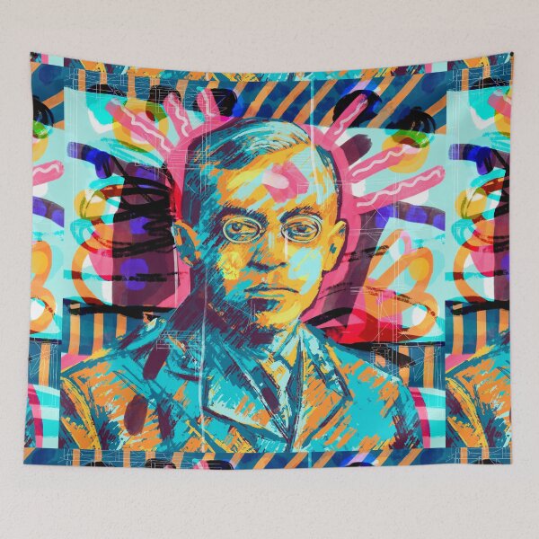 Item preview, Portrait of Zeev Jabotinsky - Artistic and modern painting designed and sold by GreissDesign.