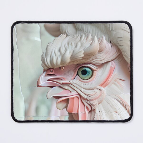 Item preview, Albino white rooster designed and sold by MatrixTattoo.