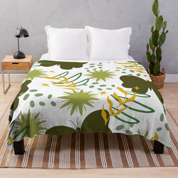 Item preview, Bohemian butterfly leaf duvet cover designed and sold by EmpiredesignCA.