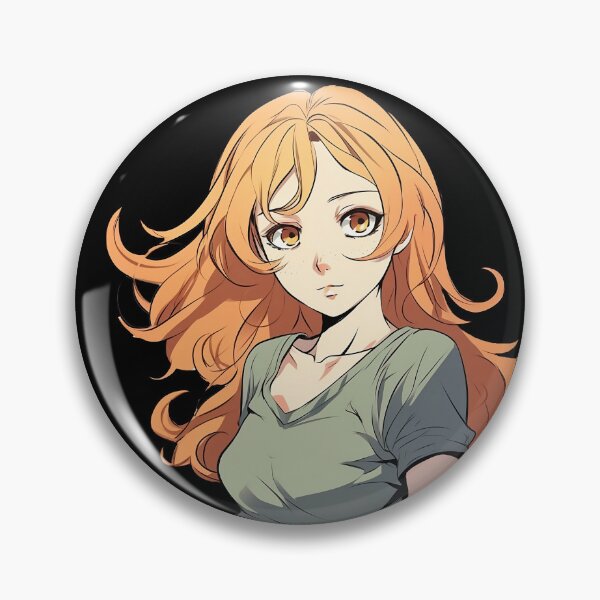 Item preview, Cute Redhead Anime Girl designed and sold by RandomForestBot.