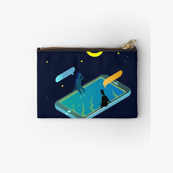 Artikelvorschau, Telefon- und Jungen- und Mädchenillustration, entworfen und verkauft von GalynaLB.