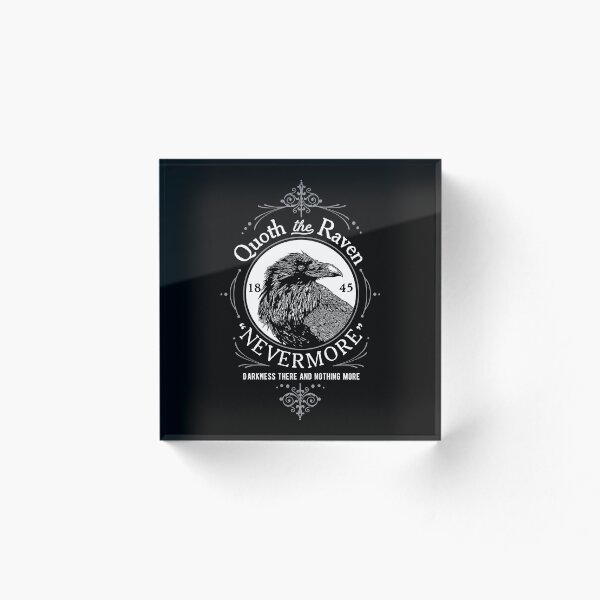 Item preview, Quoth the Raven Nevermore, EA Poe, 1845 designed and sold by HaggisVitae.