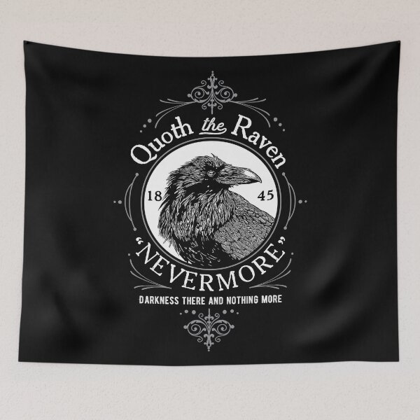 Item preview, Quoth the Raven Nevermore, EA Poe, 1845 designed and sold by HaggisVitae.