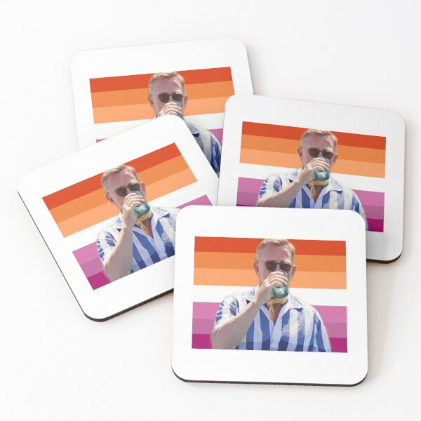 Item preview, Detective Benoit Blanc - Lesbian Pride Flag designed and sold by MrPikersStore.