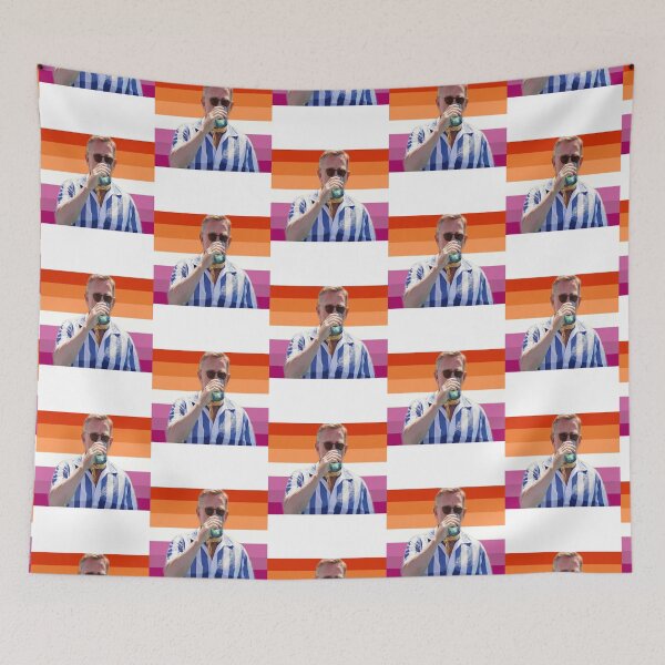Item preview, Detective Benoit Blanc - Lesbian Pride Flag designed and sold by MrPikersStore.