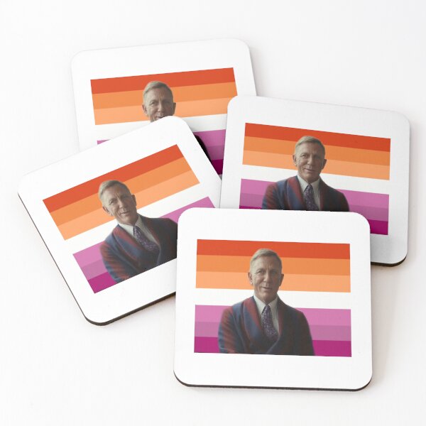 Item preview, Detective Benoit Blanc - Lesbian Pride Flag designed and sold by MrPikersStore.