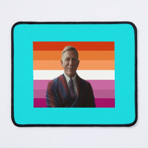 Item preview, Detective Benoit Blanc - Lesbian Pride Flag designed and sold by MrPikersStore.