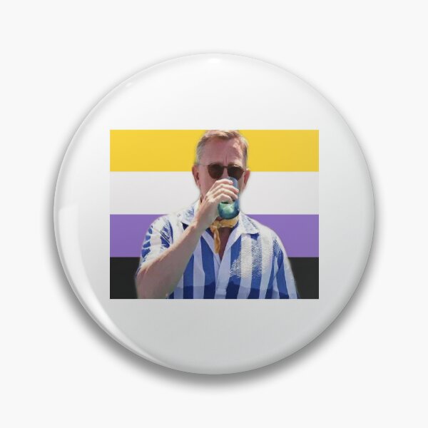 Item preview, Detective Benoit Blanc - Nonbinary Pride Flag designed and sold by MrPikersStore.