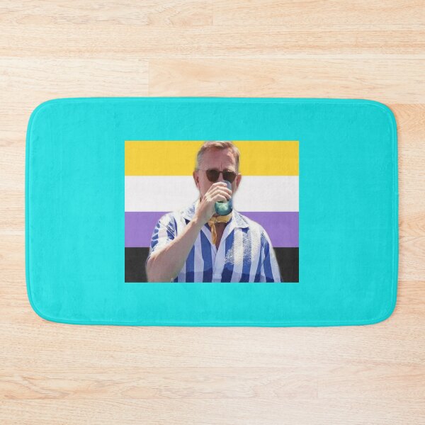 Item preview, Detective Benoit Blanc - Nonbinary Pride Flag designed and sold by MrPikersStore.