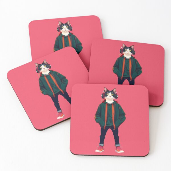 Item preview, Hipster Cat V44 designed and sold by HipsterAnimals.