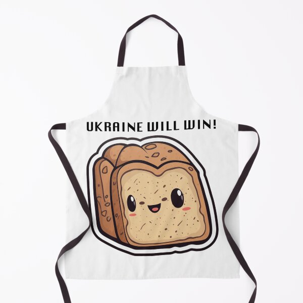 Item preview, Ukraine Will Win Bread | Ukrainian Artwork | AI Generated Artwork designed and sold by Dissent By Design.
