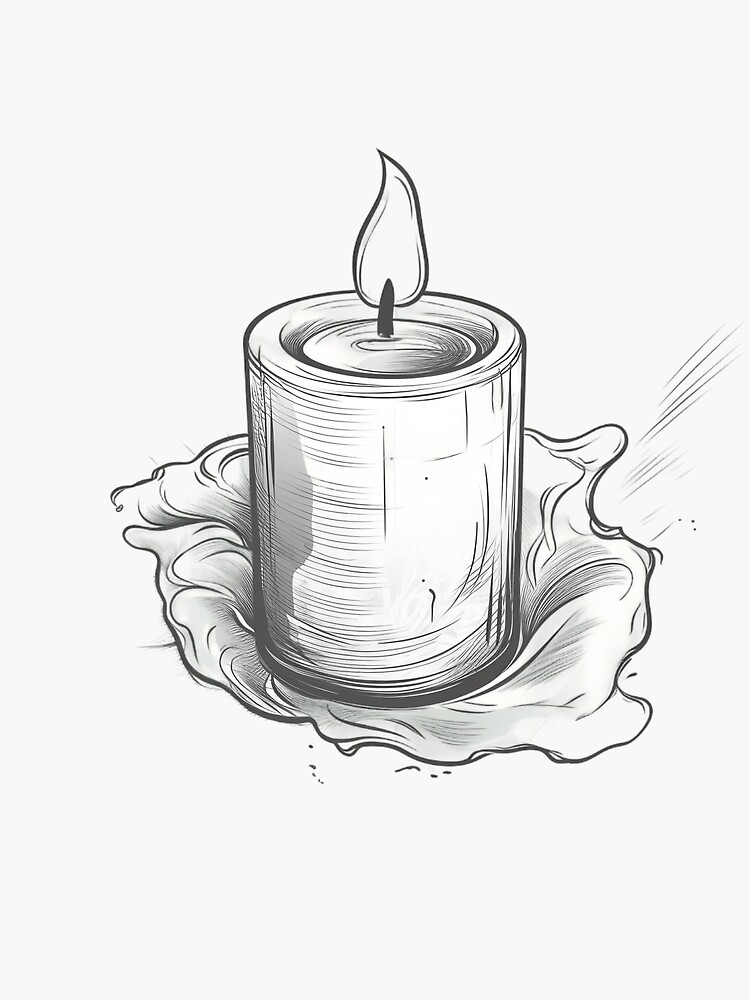 Drawing of Candle by Lou - Drawize Gallery!