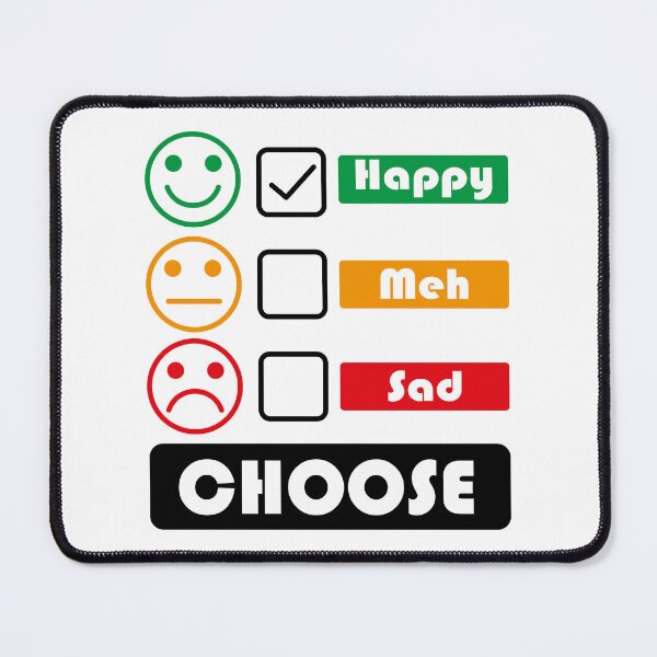 Item preview, Choose Happy over Everything designed and sold by RaspberriStudio.