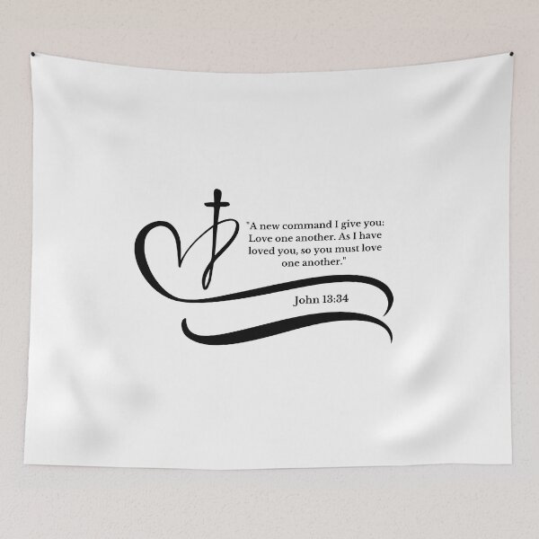 Item preview, Bible Verse John 13:34 designed and sold by laaiitarciaa.