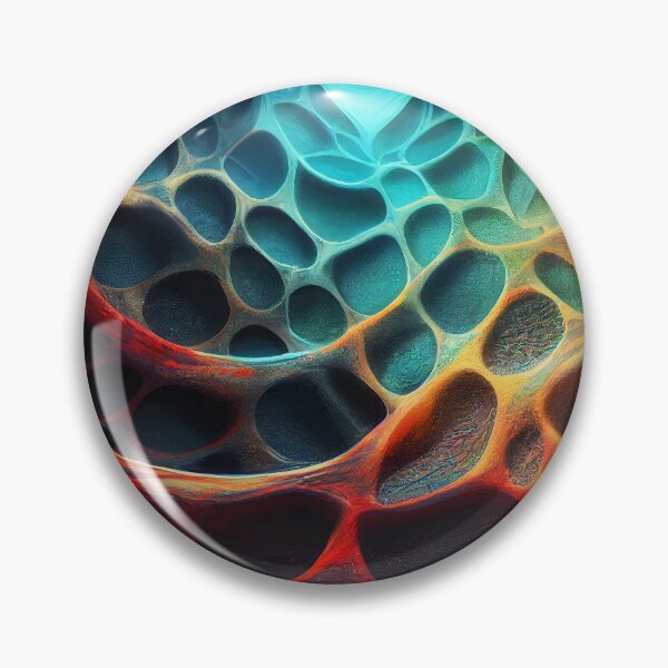 Item preview, Abstract 3D Fiber Art designed and sold by Red Witch Art.