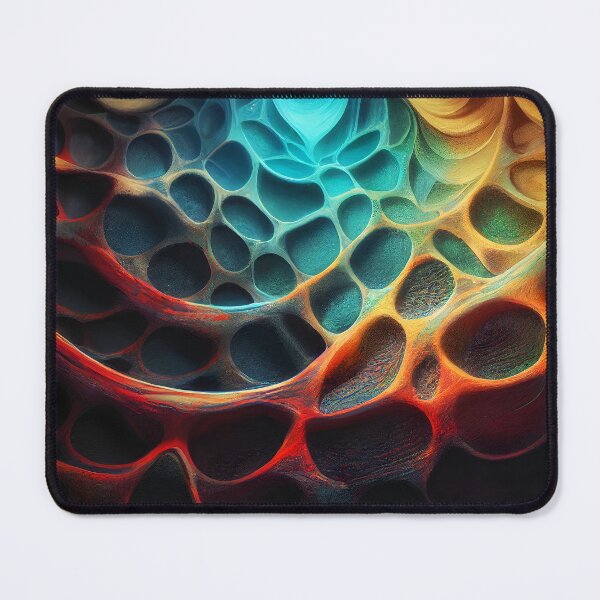 Item preview, Abstract 3D Fiber Art designed and sold by Red Witch Art.