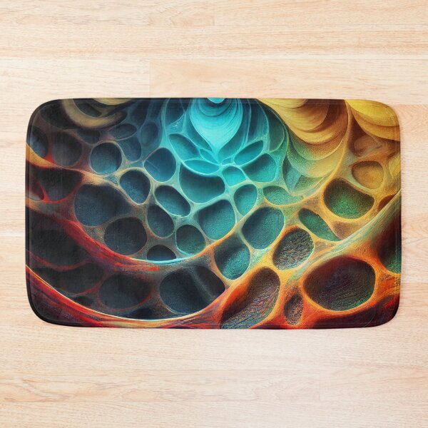 Item preview, Abstract 3D Fiber Art designed and sold by Red Witch Art.