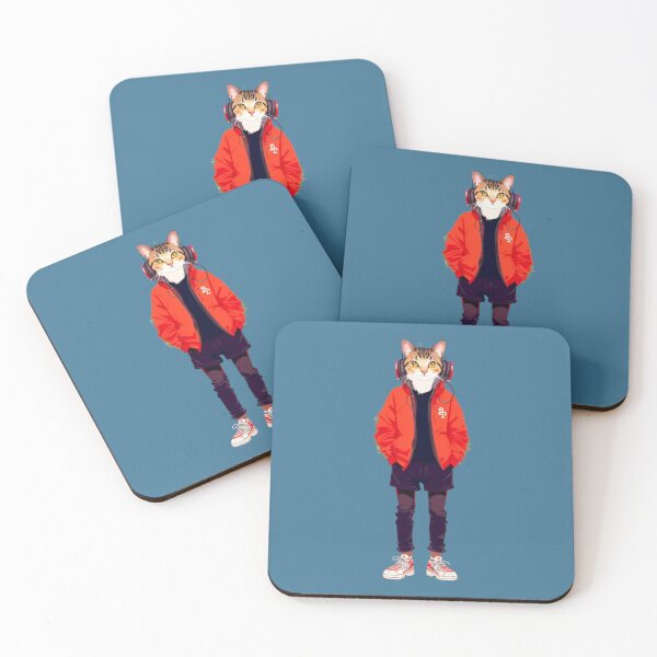 Item preview, Hipster Cat V46 designed and sold by HipsterAnimals.