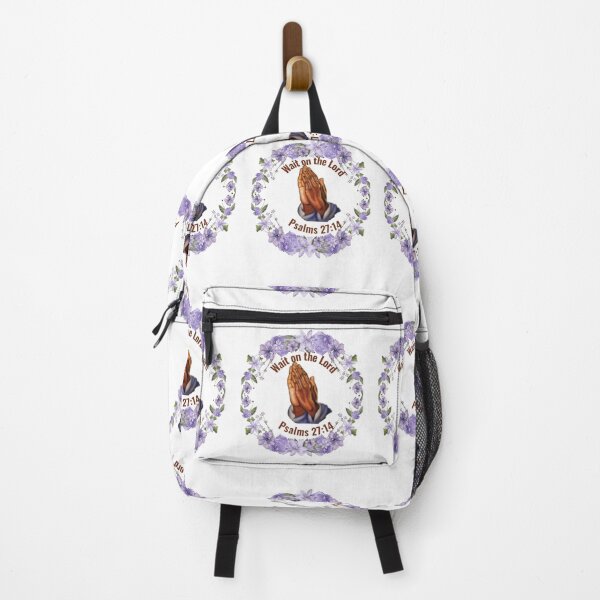 Item preview, Wait on the Lord Purple ~ Psalm 27:14 designed and sold by RhondaCGoins.