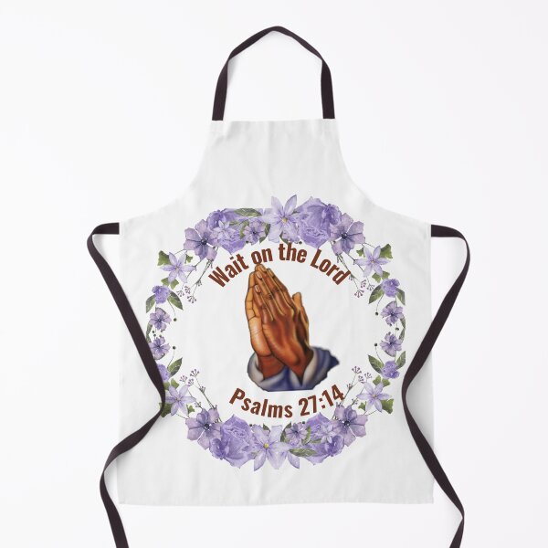 Item preview, Wait on the Lord Purple ~ Psalm 27:14 designed and sold by RhondaCGoins.