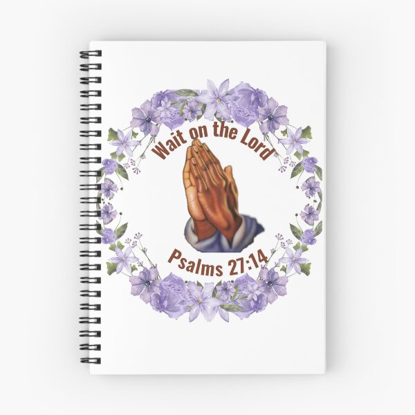 Item preview, Wait on the Lord Purple ~ Psalm 27:14 designed and sold by RhondaCGoins.