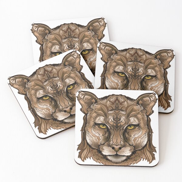 Item preview, Cougar designed and sold by Marcia and Ron Stacy Studios.