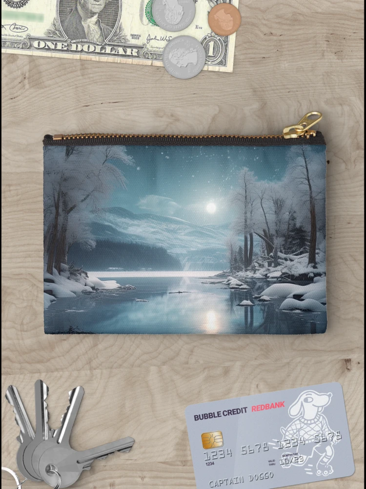 Thumbnail 3 of 4, Zipper Pouch, Winter designed and sold by For-Rosa.