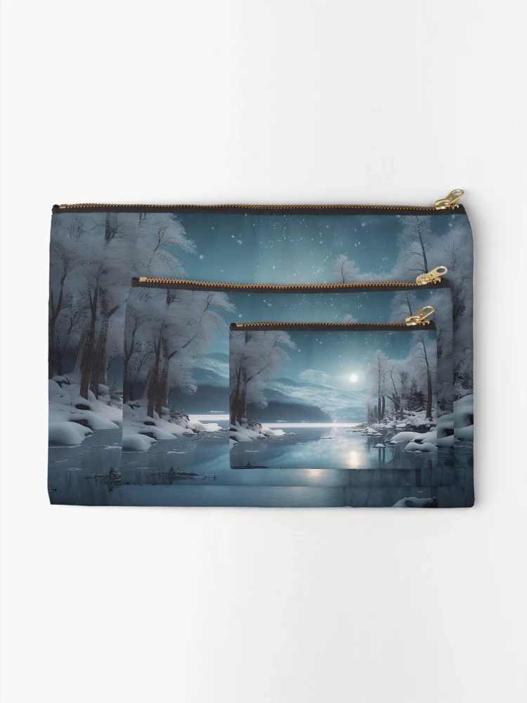 Thumbnail 2 of 4, Zipper Pouch, Winter designed and sold by For-Rosa.