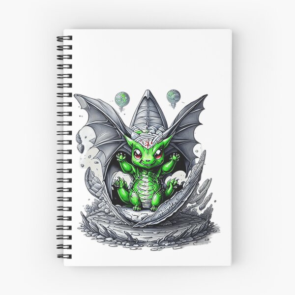 Item preview, nature dragon holding taco cartoon style designed and sold by NewCoolWest.