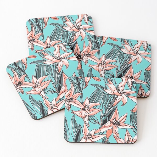 Item preview, Yucca Flower Bliss - Seamless Pattern Wrap Your World in Ethereal Beauty designed and sold by mrtom414.