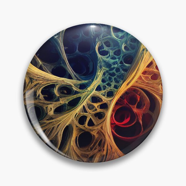 Item preview, Abstract 3D Fiber Art 3 designed and sold by Red Witch Art.