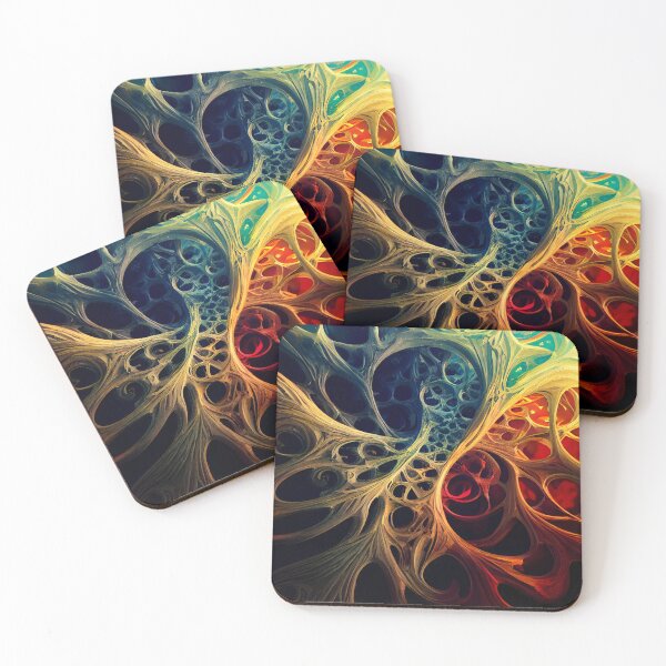 Item preview, Abstract 3D Fiber Art 3 designed and sold by Red Witch Art.