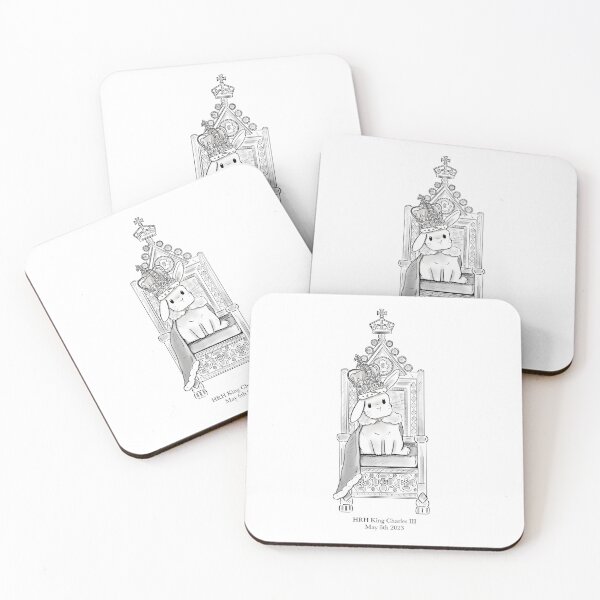 Item preview, King Charles coronation bunny clothing designed and sold by Willow Grove Designs.