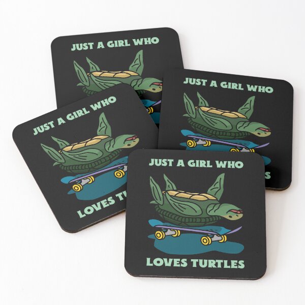 Item preview, Just A Girl Who Loves Turtles designed and sold by Harmonick-Tees.