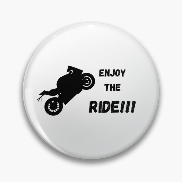 Item preview, Enjoy The Ride Motorcycle design sticker designed and sold by YammsDesign.