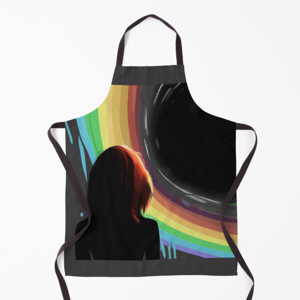 Item preview, Rainbow Portal: A Digital Art of a Woman Staring at a Black Hole designed and sold by Zachzacharyzak.