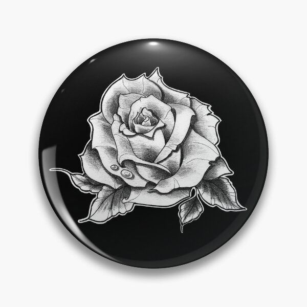 Item preview, Chicano Rose tattoo. Black and gray rose tattoo. Flower tattoo. designed and sold by beewitchcottage.