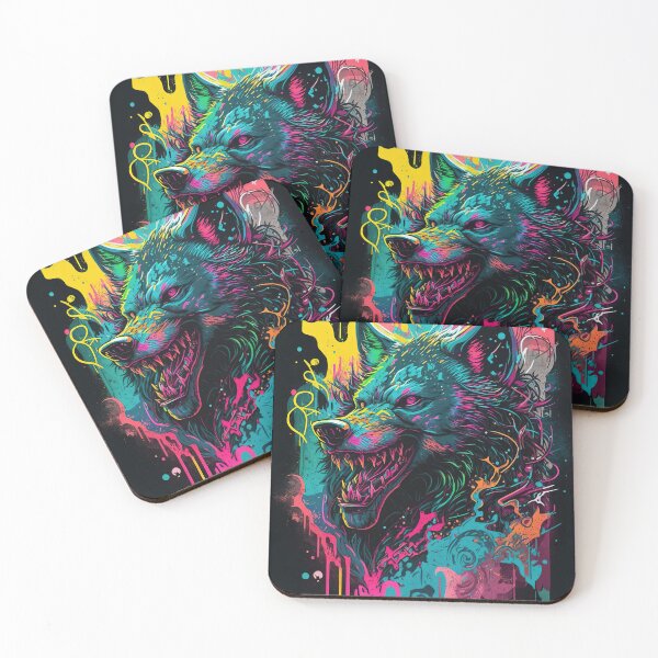 Item preview, Trippy Wolf designed and sold by WillSci-Mons.