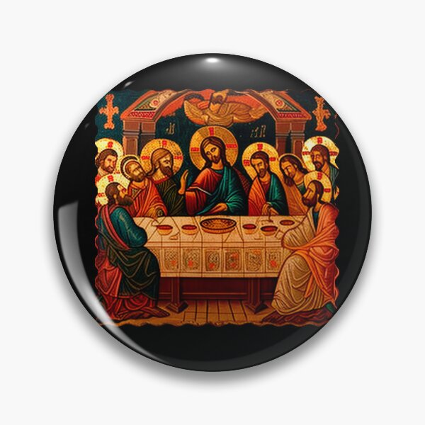 Item preview, Coptic icon - last supper designed and sold by Estevam Marinho.