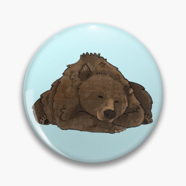 Item preview, Sleepy brown bear designed and sold by Puppy Bandits.